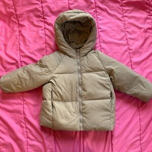 Zara Kids Beige Puffer Jacket